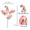 Jade Bright Pink Silk Cherry Blossom Flower Branches Set of 3 Pack 40''